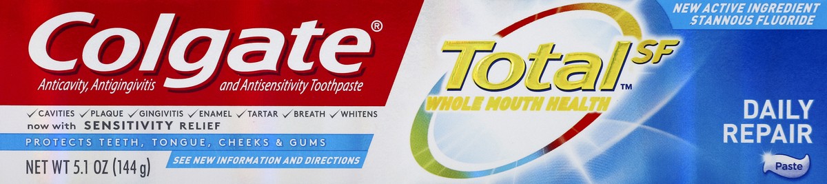 slide 5 of 6, Colgate Total Daily Repair Toothpaste, 5.1 oz