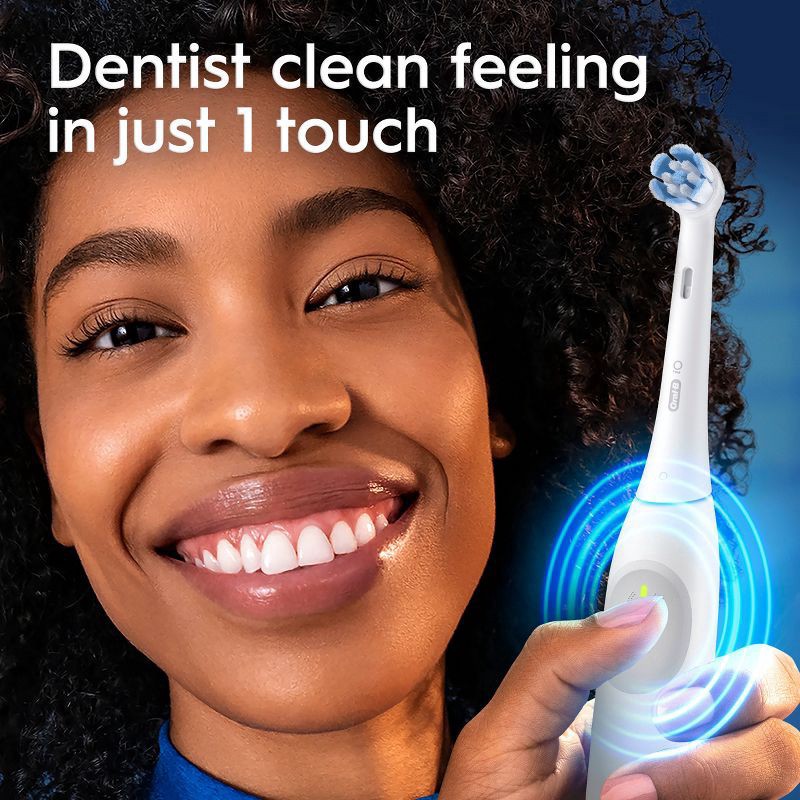 slide 6 of 15, Oral-B iO Series 2 Electric Toothbrush - White, 1 ct