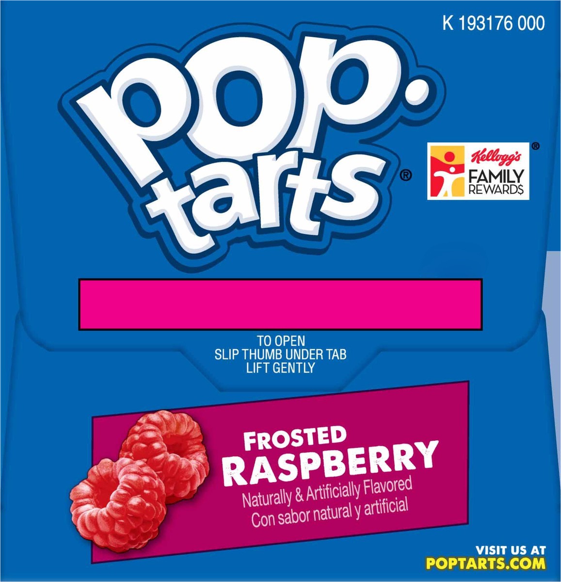 slide 9 of 12, Pop-Tarts Toaster Pastries, Breakfast Foods, Kids Snacks, Frosted Raspberry, 13.5oz Box, 8 Pop-Tarts, 13.5 oz