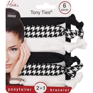 slide 1 of 1, Mia Beauty Tony Ties Ponytailer 2 In 1 Bracelets, 6 ct