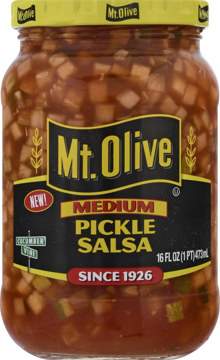 slide 2 of 9, Mt. Olive Medium Pickle Salsa 16 fl oz Jar, 16 oz