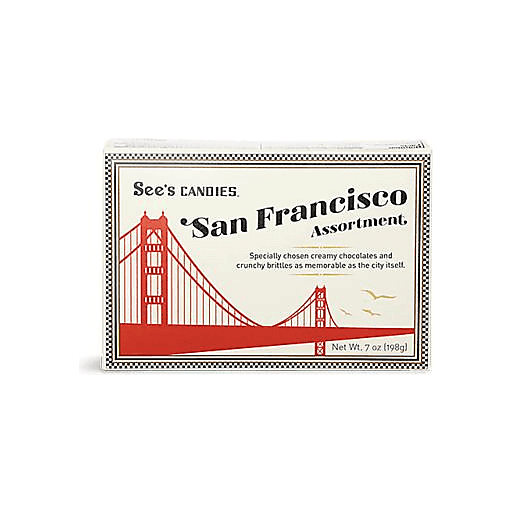 slide 1 of 1, See's Candies See's San Francisco Assortment, 7 oz