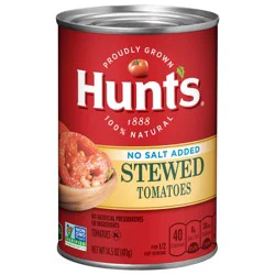 Hunt's Stewed, No Salt Added Tomatoes 14.5 oz