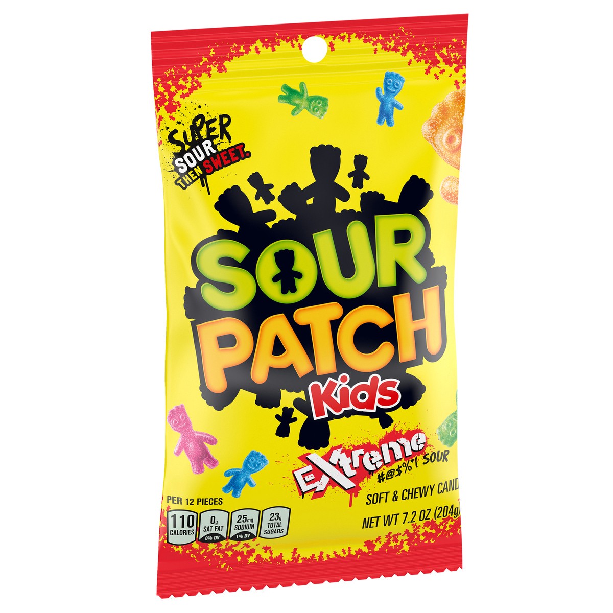 slide 8 of 9, SOUR PATCH KIDS Extreme Sour Soft & Chewy Candy, 7.2 oz, 7.2 oz