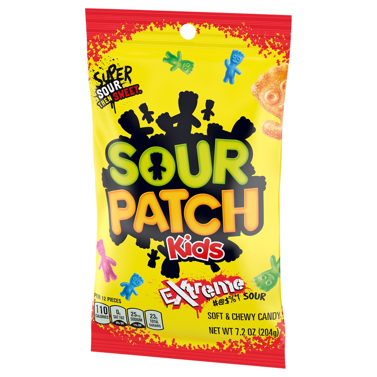 slide 4 of 9, SOUR PATCH KIDS Extreme Sour Soft & Chewy Candy, 7.2 oz, 7.2 oz