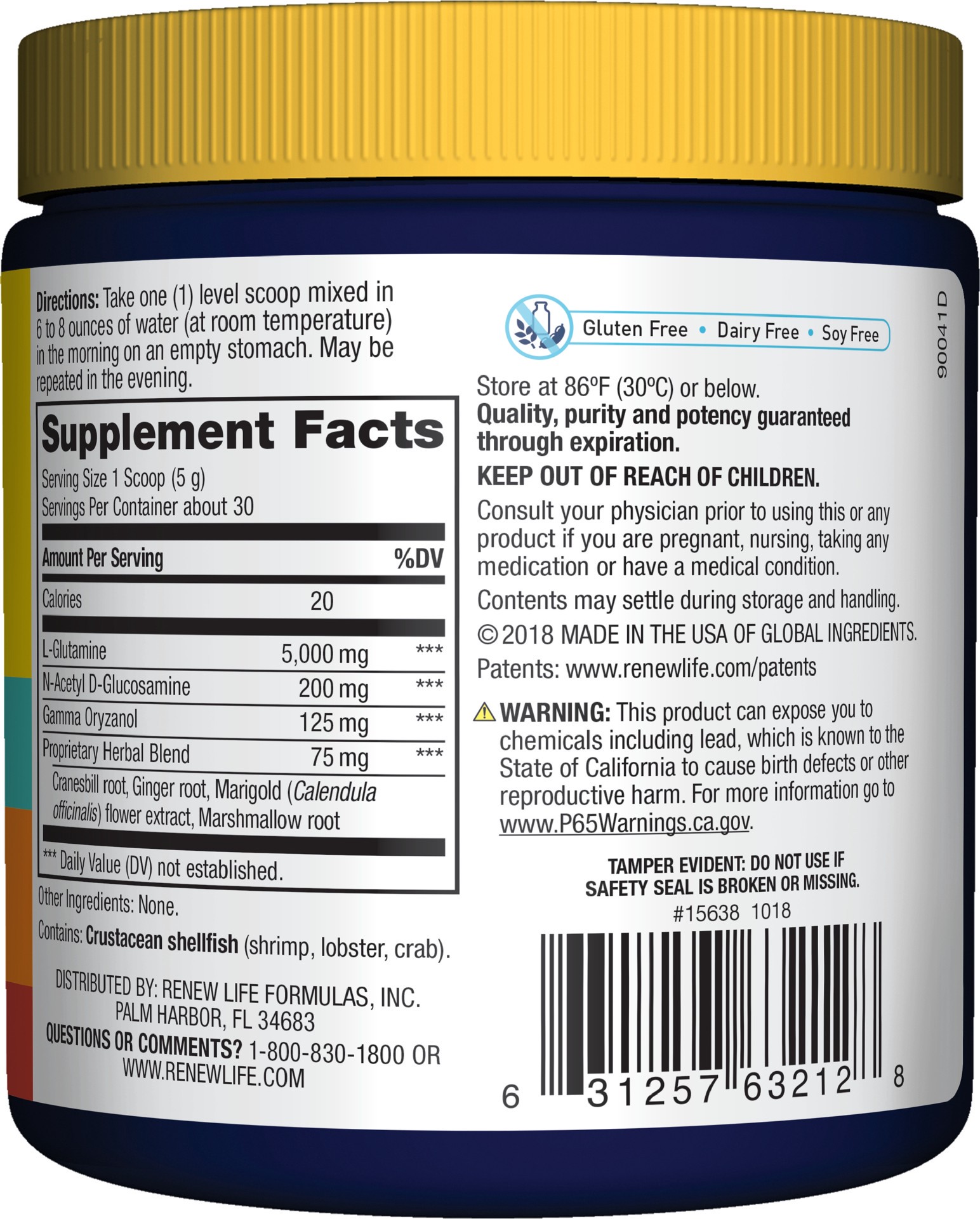 slide 3 of 5, Renew Life IntestiNew Intestinal Lining Support Formula Powder, 5.7 oz., 5.7 oz