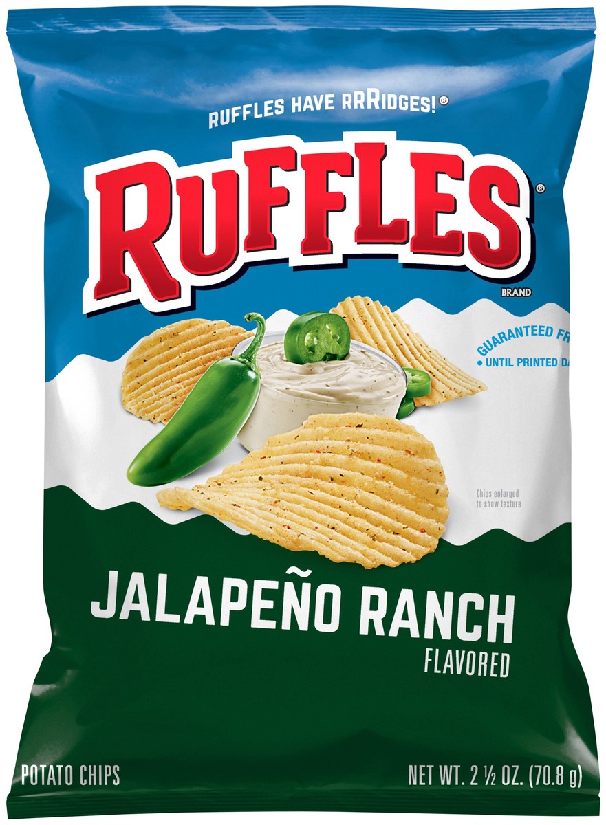 slide 2 of 3, Ruffles Potato Chips, 2.5 oz