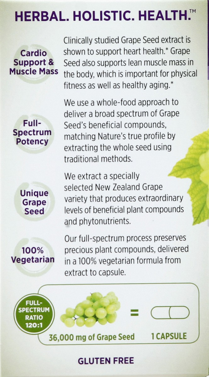 slide 2 of 5, New Chapter Grape Seed Force 30 ea, 30 ct