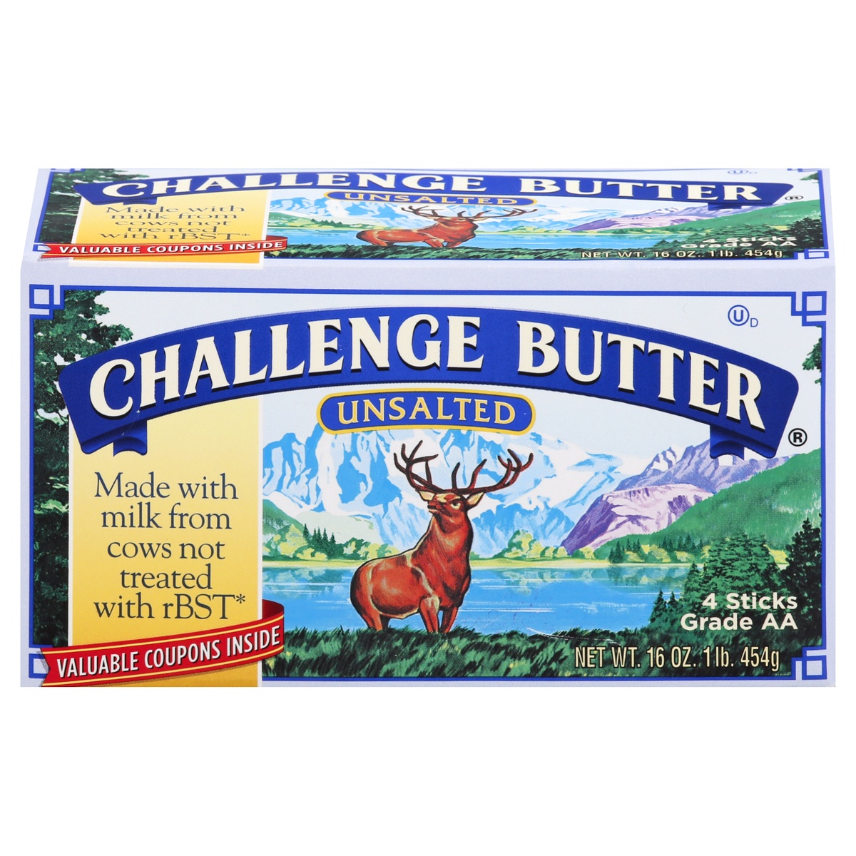 slide 1 of 3, Challenge Dairy Unsalted Butter, 1 lb