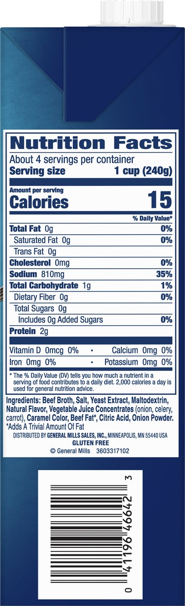 slide 8 of 9, Progresso Classic Beef Broth, Gluten Free, 32 ounces, 32 oz