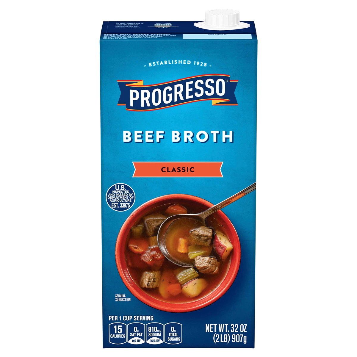 Progresso Classic Beef Flavored Broth 32 oz Shipt