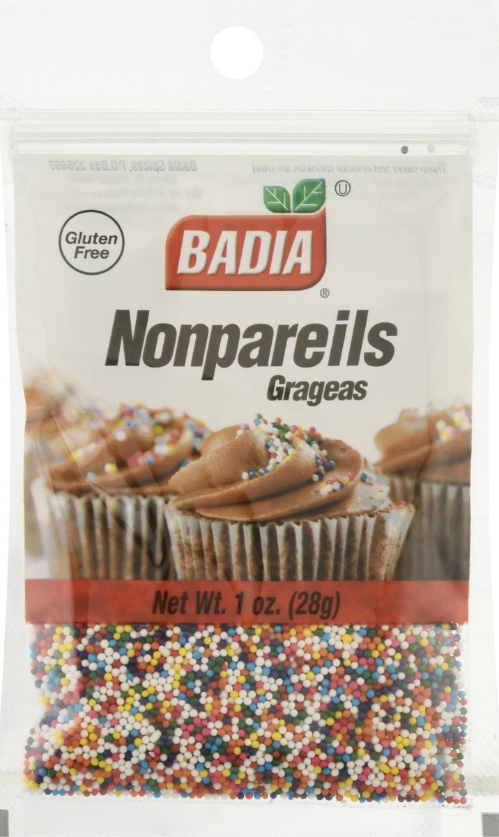 slide 2 of 9, Badia Nonpareils 1 oz, 1 oz