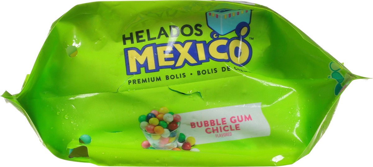 slide 10 of 13, Helados Mexico Premium Bolis Bubble Gum Flavored Frozen Milk Bar 6 ea Pouch, 6 ct