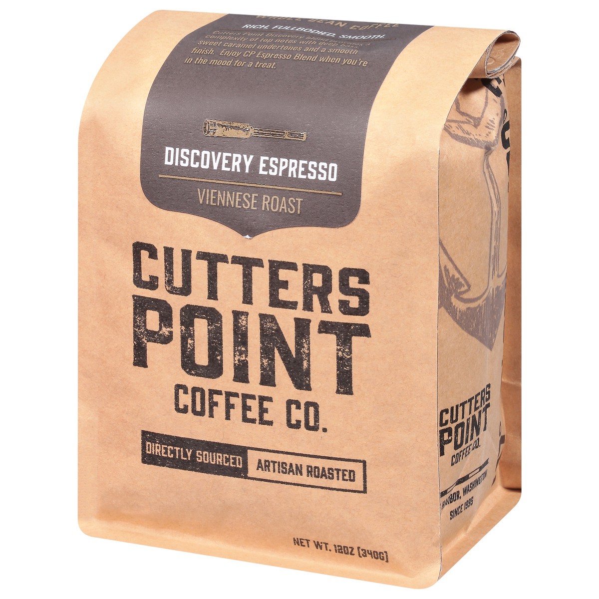 slide 2 of 9, Cutters Point Coffee Co. Discovery Whole Bean Coff - 12 oz, 12 oz