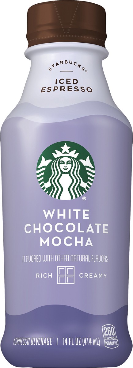 slide 2 of 8, Starbucks White Chocolate Mocha Iced Espresso - 14 oz, 14 oz