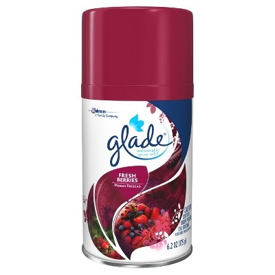 slide 1 of 3, Glade Fresh Berries Automatic Spray Air Freshener Refill, 6.2 oz