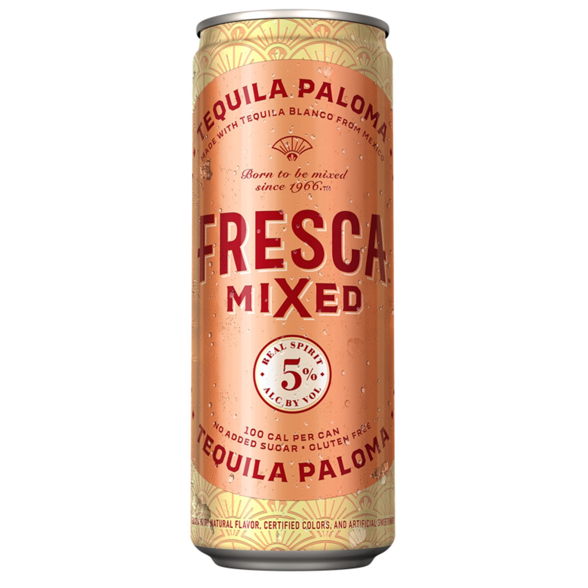 slide 6 of 7, Fresca Mixed Tequila Paloma Ready to Drink Gluten-Free Canned Cocktail, 4 pk 12 fl oz Cans, 5% ABV, 355 ml