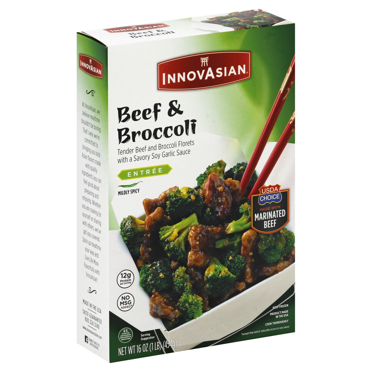 slide 13 of 15, Innovasian Cuisine Spicy Beef & Broccoli, 18 oz