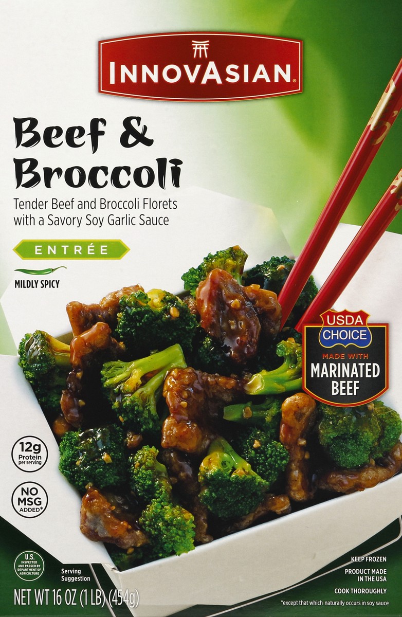 slide 5 of 15, Innovasian Cuisine Spicy Beef & Broccoli, 18 oz