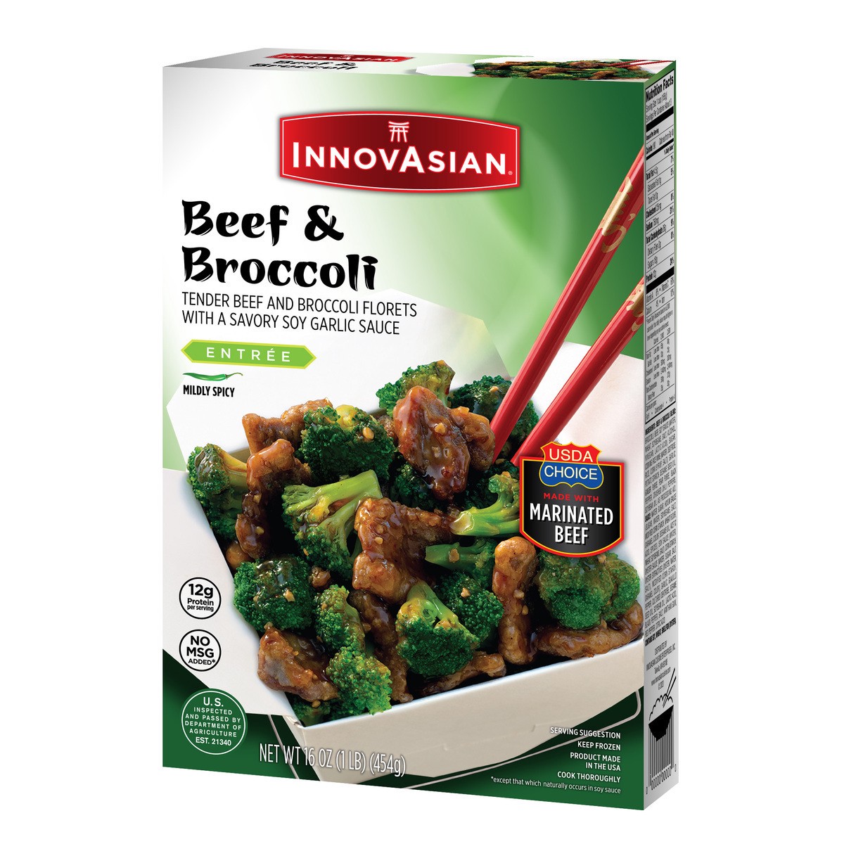 slide 6 of 15, Innovasian Cuisine Spicy Beef & Broccoli, 18 oz