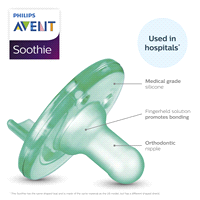 slide 14 of 29, Philips Avent Soothie Pacifier, 3-18 months, Various Colors, 2 pack, SCF192/04, 