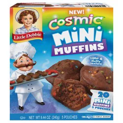 Snack Cakes, Little Debbie Family Pack Mini Muffins (Cosmic)