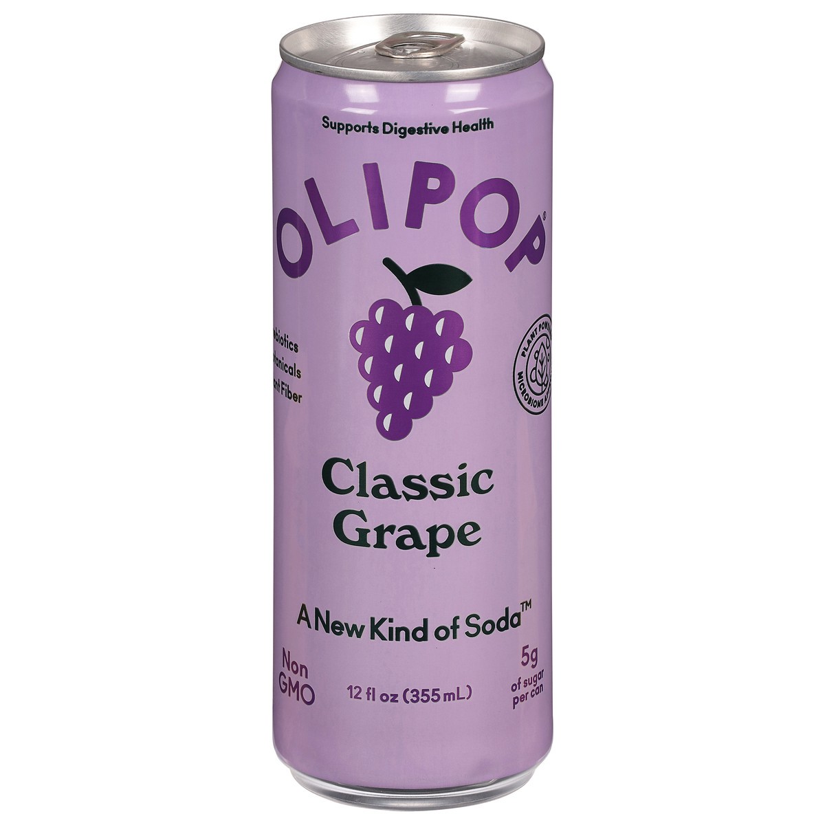 slide 1 of 15, Olipop Classic Grape Soda 12 fl oz, 12 fl oz