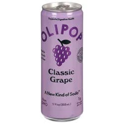 Olipop Classic Grape Soda 12 fl oz