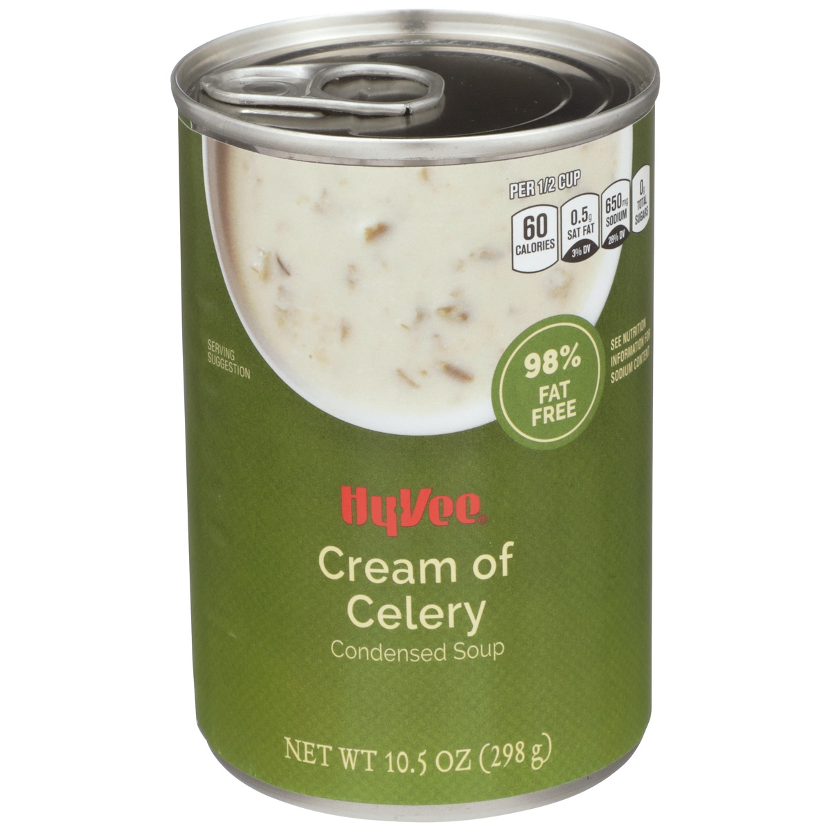 slide 1 of 1, Hy-vee Cream Of Celery Condensed Soup, 10.5 oz