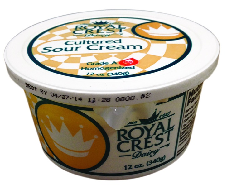 slide 1 of 1, Royal Crest Sour Cream, 12 oz