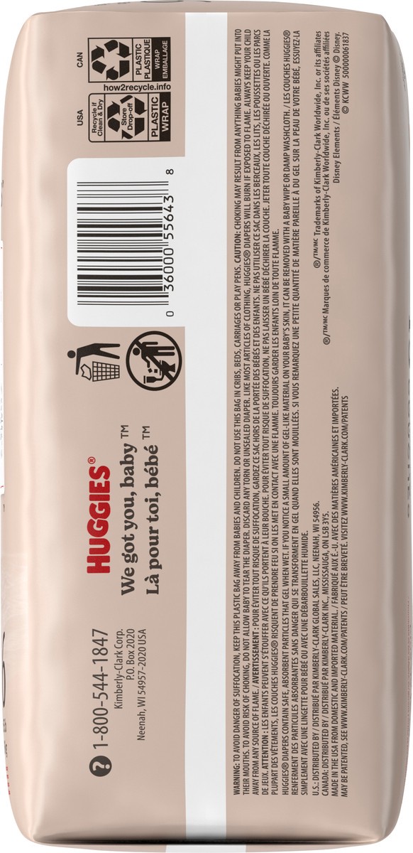slide 11 of 11, Huggies Skin Essentials Baby Diapers, Size 6 (35+ lbs), 15 Ct, 15 ct