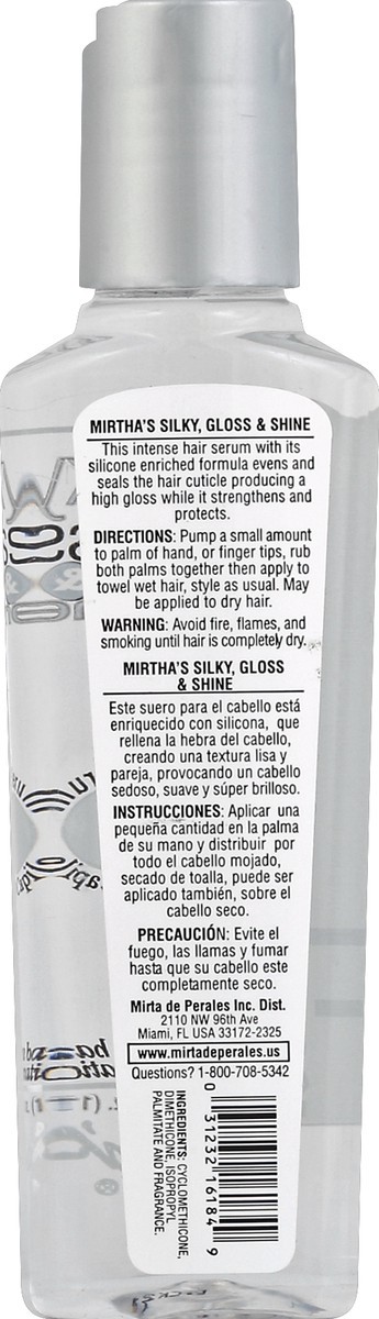slide 2 of 3, MARINA WHOLESALE Hair Serum Silky Gloss&Shine, 4 oz
