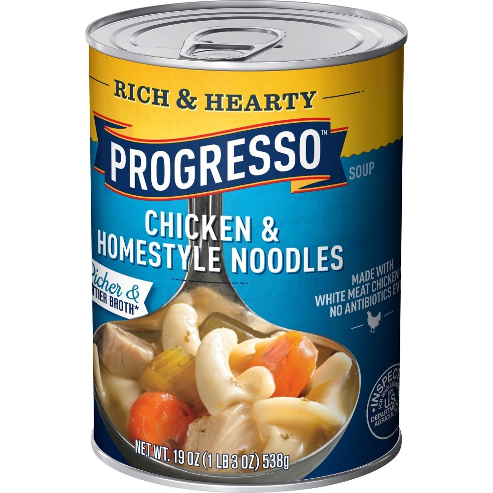 Progresso Rich Hearty Chicken Homestyle Noodles Soup 19 Oz Shipt