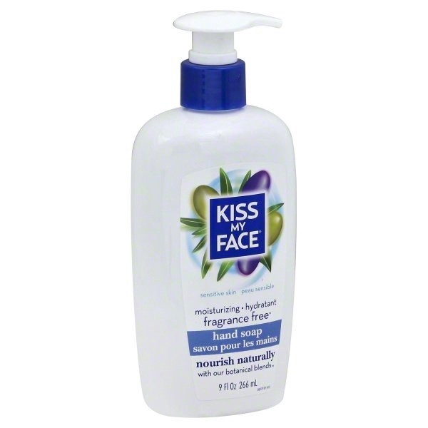 slide 1 of 10, Kiss My Face Fragrance Free Hand Soap 9 fl oz Pump, 9 fl oz