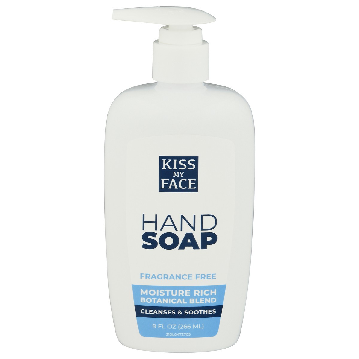 slide 9 of 10, Kiss My Face Fragrance Free Hand Soap 9 fl oz Pump, 9 fl oz