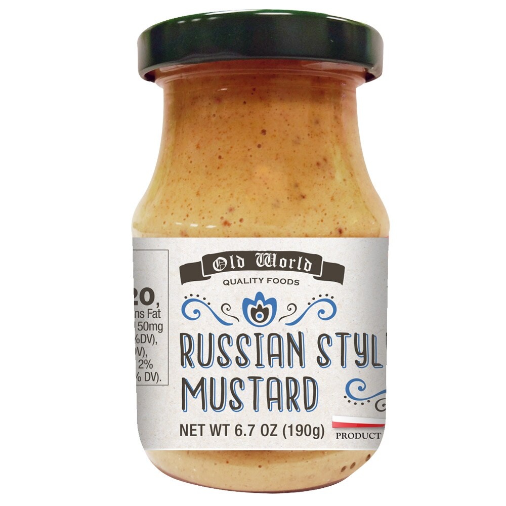 slide 1 of 1, Old World Russian Style Mustard, 6.7 oz