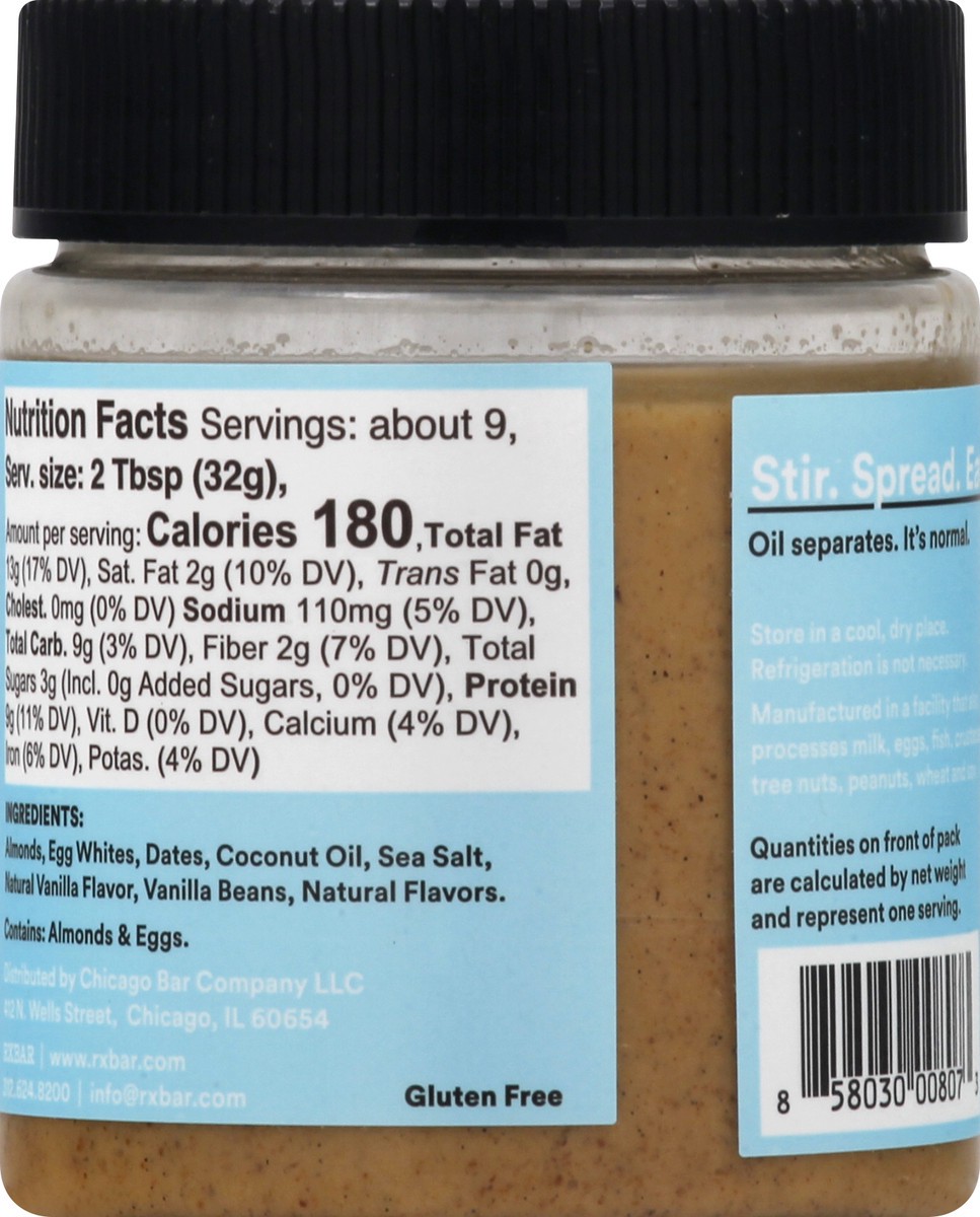 slide 4 of 9, RXBAR RX Nut Butter Vanilla Almond Butter, 10 oz