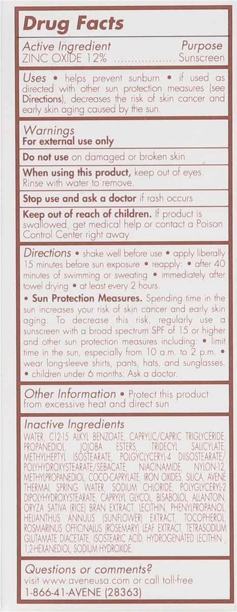 slide 12 of 14, Avène Broad Spectrum SPF 50+ Face Mineral Multi-Defense Tinted Sunscreen Fluid 1.7 fl oz, 1.7 fl oz