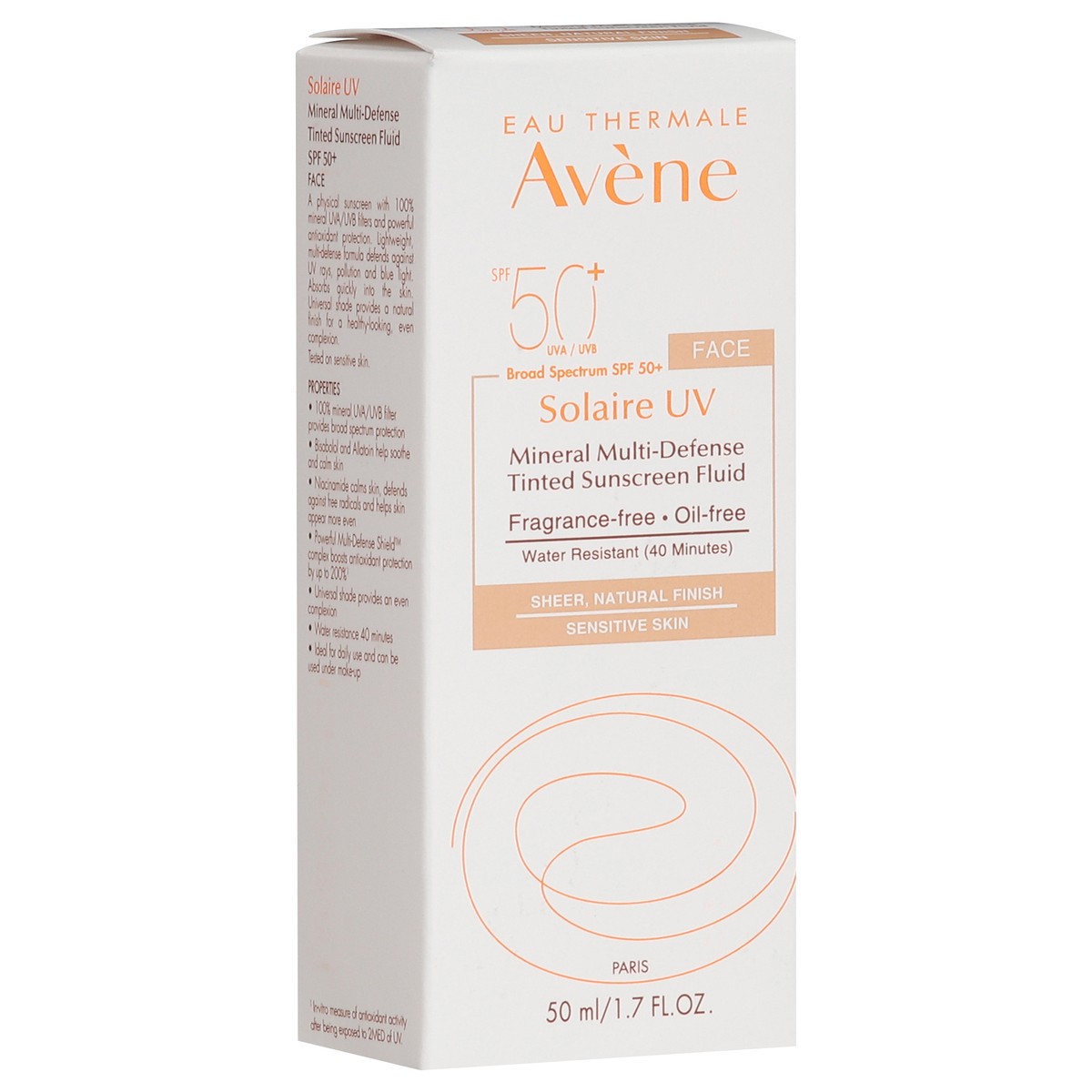 slide 10 of 14, Avène Broad Spectrum SPF 50+ Face Mineral Multi-Defense Tinted Sunscreen Fluid 1.7 fl oz, 1.7 fl oz