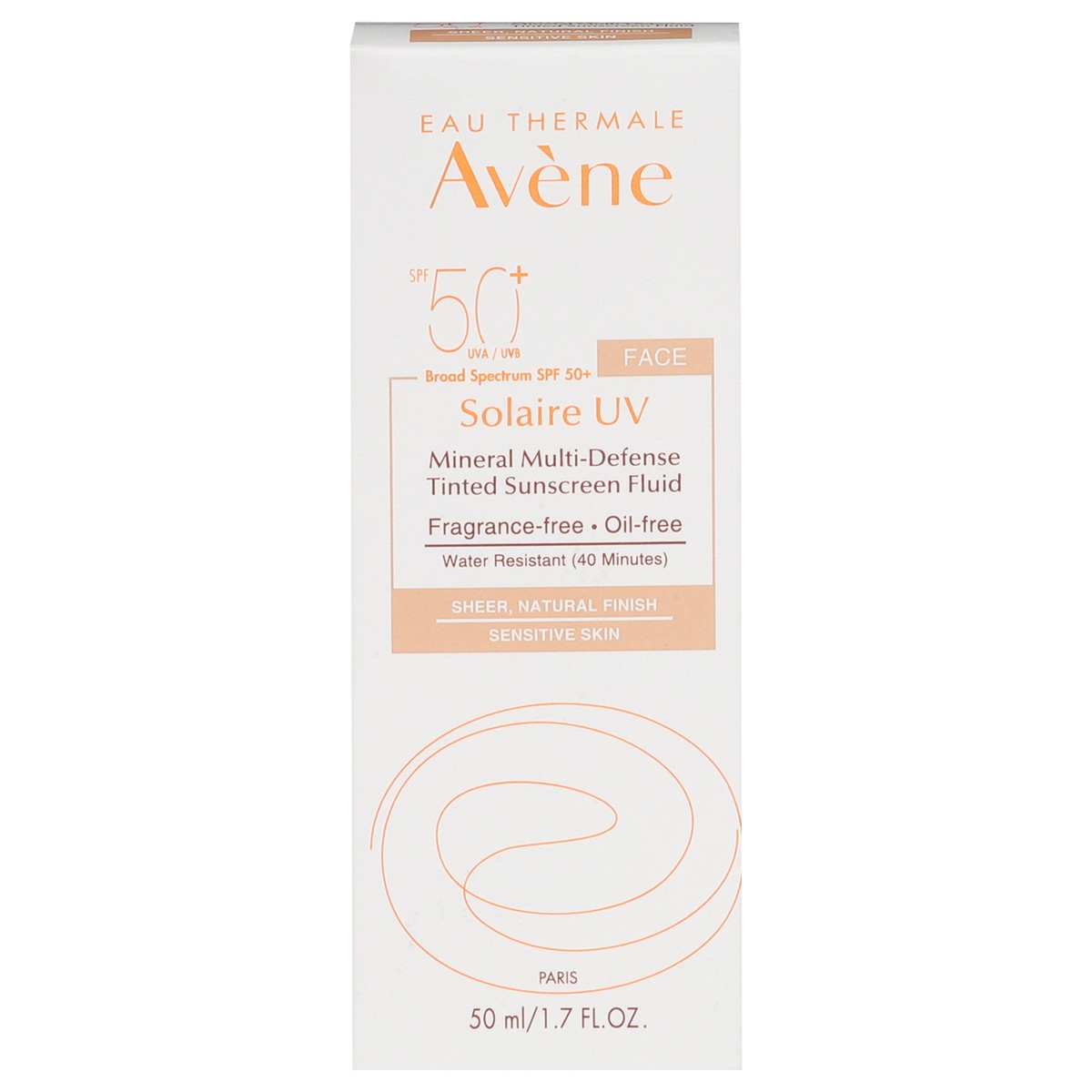 slide 1 of 14, Avène Broad Spectrum SPF 50+ Face Mineral Multi-Defense Tinted Sunscreen Fluid 1.7 fl oz, 1.7 fl oz