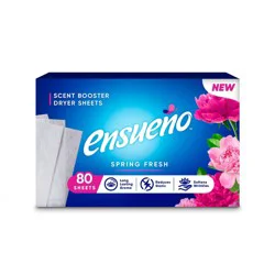 Ensueno Spring Fresh Scent Booster Dryer Sheets 80 ct
