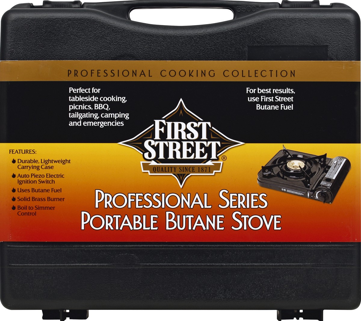 slide 5 of 6, First Street Butane Stove, 1 ct