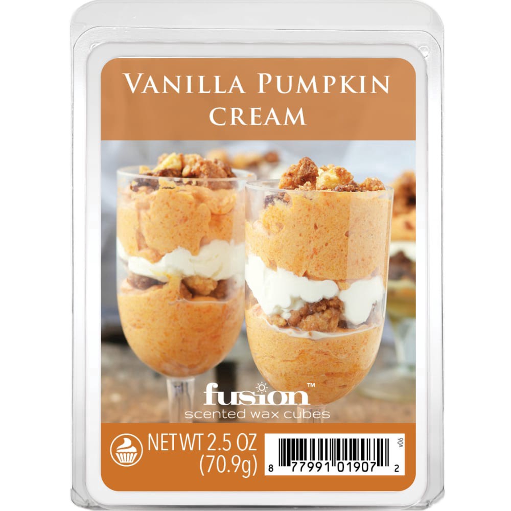 slide 2 of 2, ScentSationals Fusion Vanilla Pumpkin Cream Scented Wax Cubes, 2.5 oz