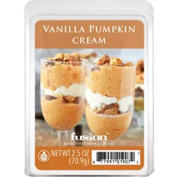 ScentSationals Fusion Vanilla Pumpkin Cream Scented Wax Cubes