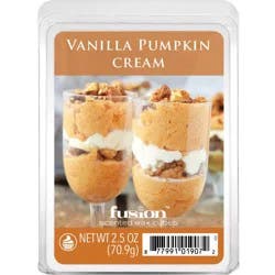 ScentSationals Fusion Vanilla Pumpkin Cream Scented Wax Cubes