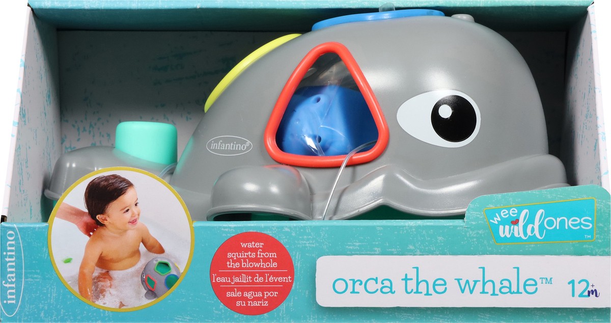 slide 3 of 11, Infantino Wee Wild Ones 12m+ Orca the Whale 1 ea, 1 ct