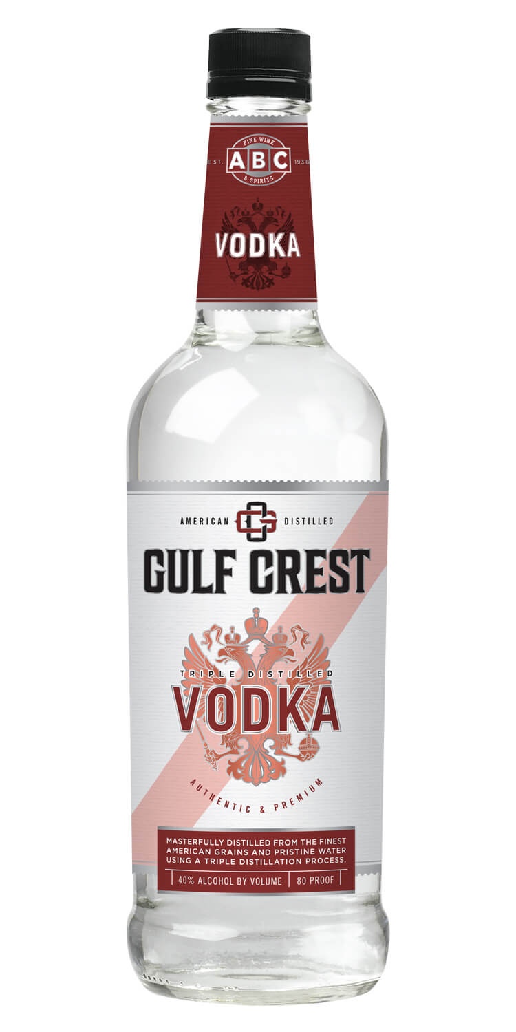 slide 1 of 1, ABC Gulf Crest Vodka, 750 ml