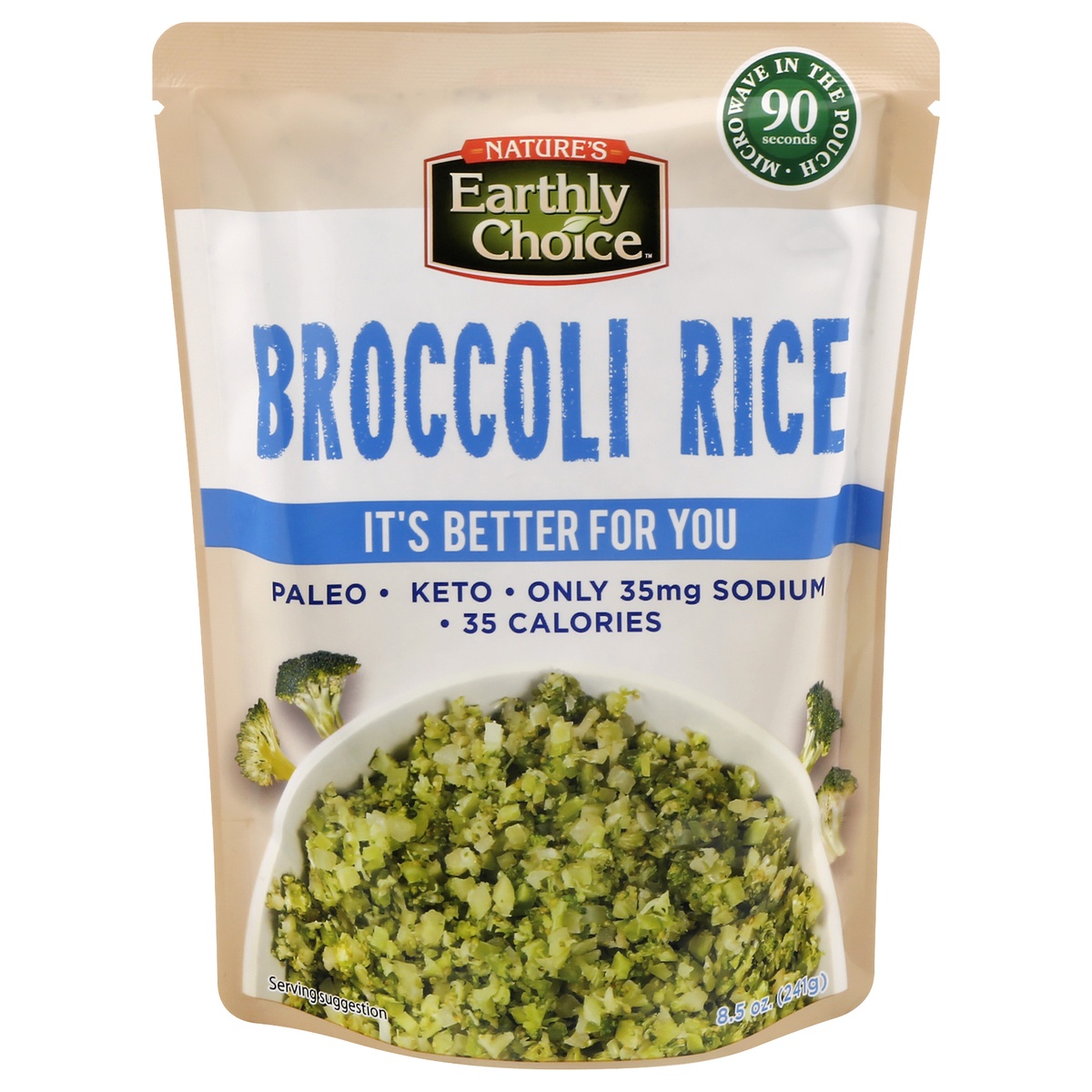 slide 1 of 10, Nature's Earthly Choice Broccoli Rice 8.5 oz, 