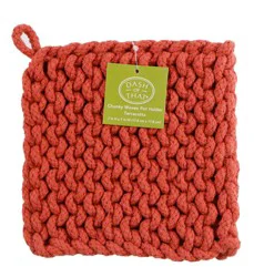 Dash of That® Chunky Knit Potholder - Terra Cotta