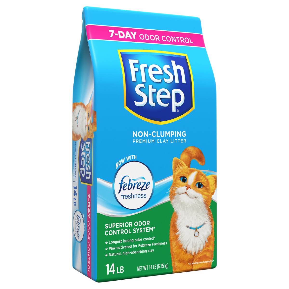 slide 9 of 9, Fresh Step Cat Litter, 14 lb